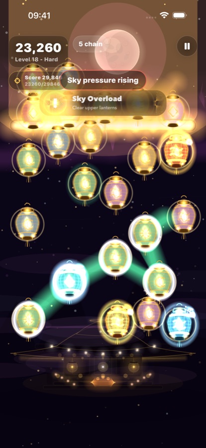 Aurora sky pressure rising gameplay.